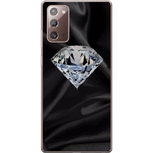 Samsung Galaxy Note20 Gjennomsiktig deksel Silke Diamant