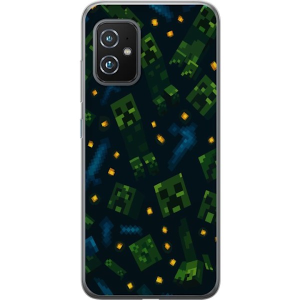 Asus Zenfone 8 Gennemsigtig cover Minecraft Dungeons Mob