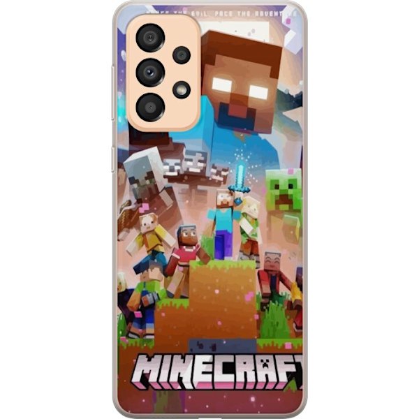 Samsung Galaxy A33 5G Genomskinligt Skal Minecraft