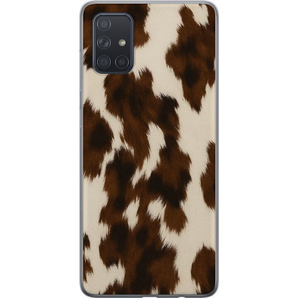 Samsung Galaxy A71 Gennemsigtig cover Farve Sprøjt
