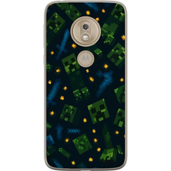 Motorola Moto G7 Play Läpinäkyvä kuori Minecraft Dungeons Mob