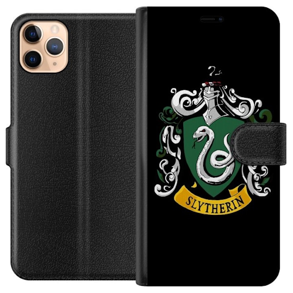 Apple iPhone 11 Pro Max Lompakkokotelo Harry Potter - Slytherin