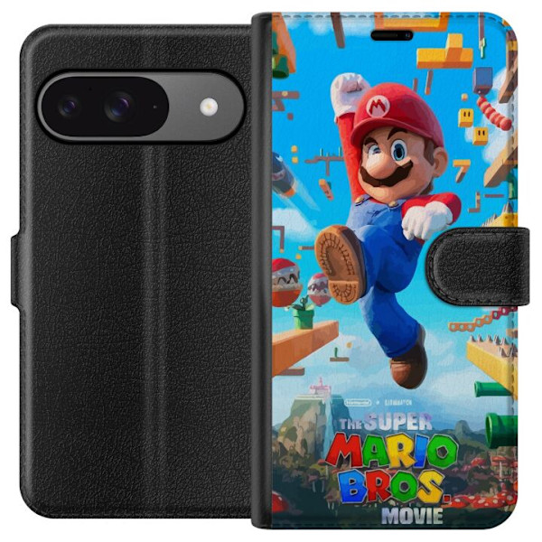 Google Pixel 9 Pro Lompakkokotelo Super Mario Bros