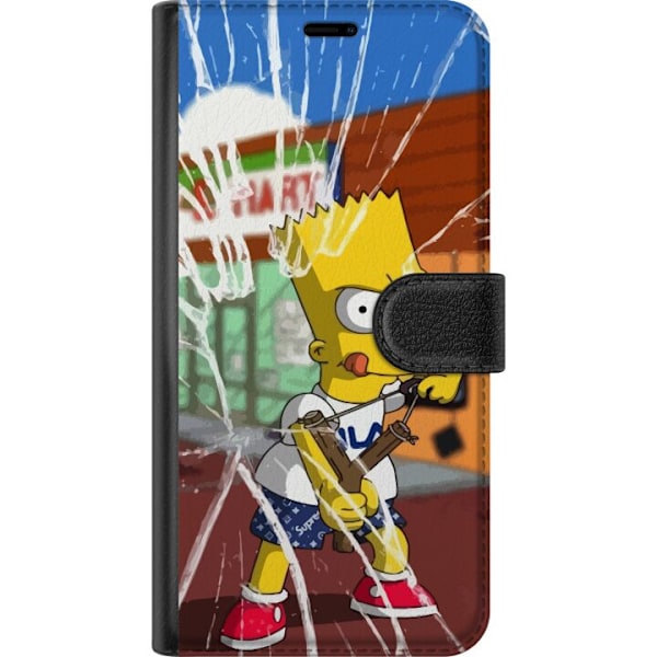 Motorola Moto E14 Plånboksfodral Bart Simpson