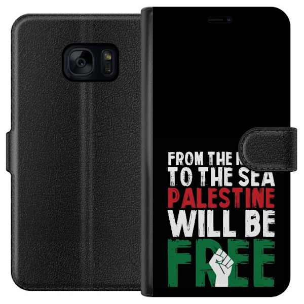 Samsung Galaxy S7 Tegnebogsetui Fri Palæstina