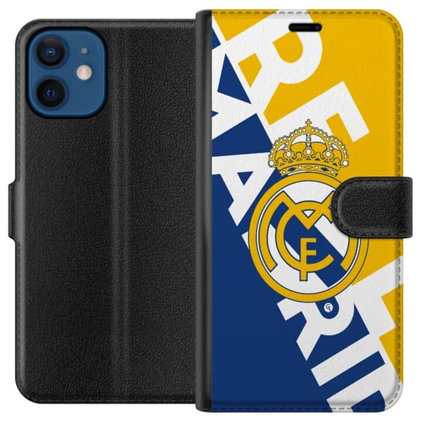 Kompatibelt Plånboksfodral till Apple iPhone 12 Real Madrid