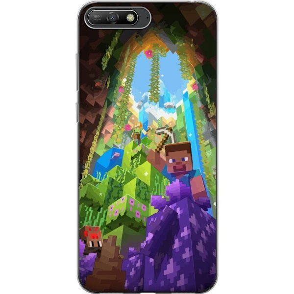 Huawei Y6 (2018) Läpinäkyvä kuori Minecraft