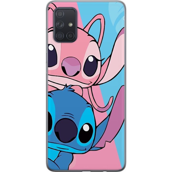 Samsung Galaxy A71 Genomskinligt Skal Stitch & Angel