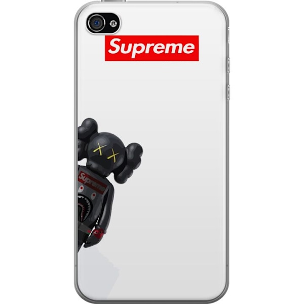 Apple iPhone 4s Gennemsigtig cover KAWS Supreme