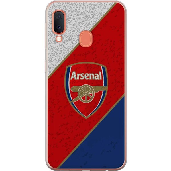 Samsung Galaxy A20e Gennemsigtig cover Arsenal