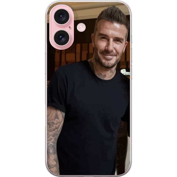 Apple iPhone 16 Läpinäkyvä kuori David Beckham