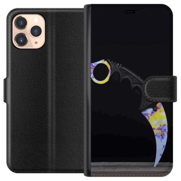 Apple iPhone 11 Pro Lommeboketui Karambit / Butterfly / M9 Bay