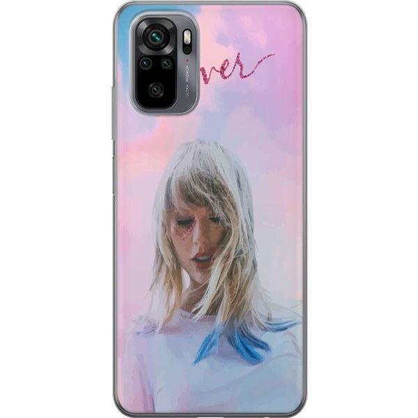 Xiaomi Redmi Note 10 Gennemsigtig cover Taylor Swift - Lover