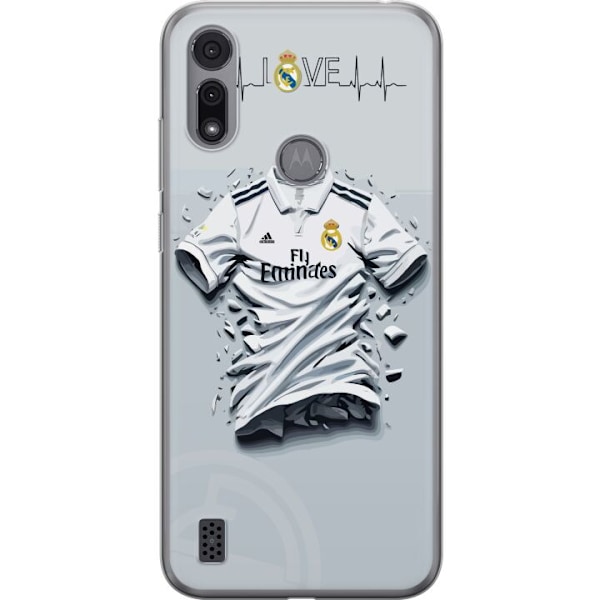 Motorola Moto E6i Gjennomsiktig deksel Real Madrid