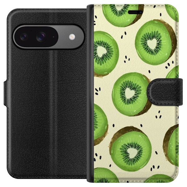 Google Pixel 9 Tegnebogsetui Kiwi