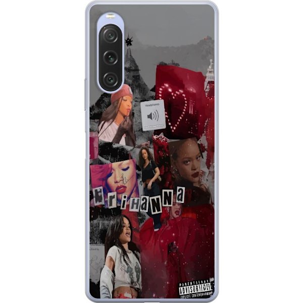 Sony Xperia 10 V Läpinäkyvä kuori Rihanna – Iconic Fashio