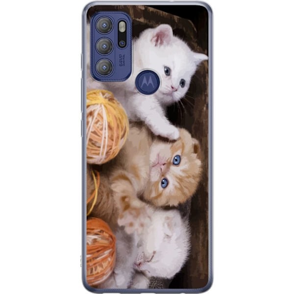 Motorola Moto G60S Gennemsigtig cover Katte