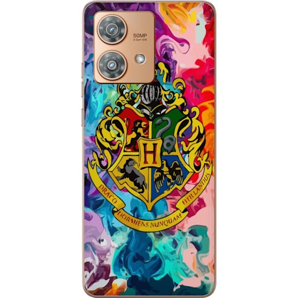 Motorola Edge 40 Neo Läpinäkyvä kuori Hogwarts Legacy