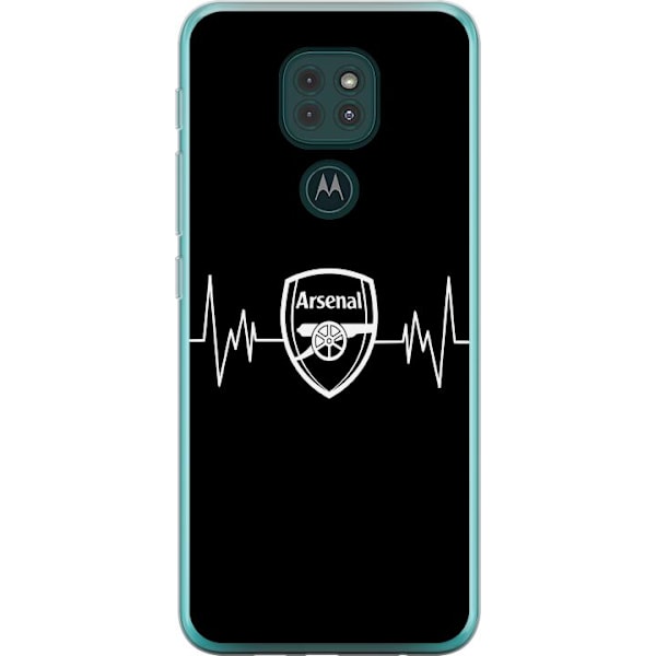 Motorola Moto G9 Play Läpinäkyvä kuori Arsenal