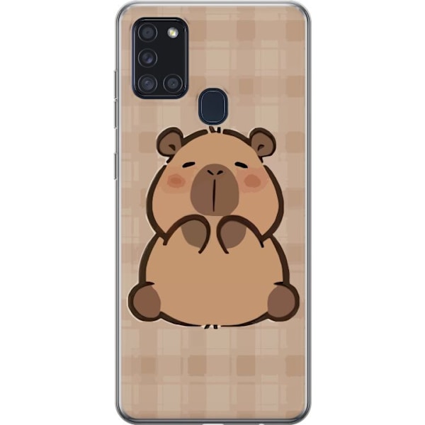 Samsung Galaxy A21s Genomskinligt Skal Mobilskal kawaii capybara flera figurer japansk stil