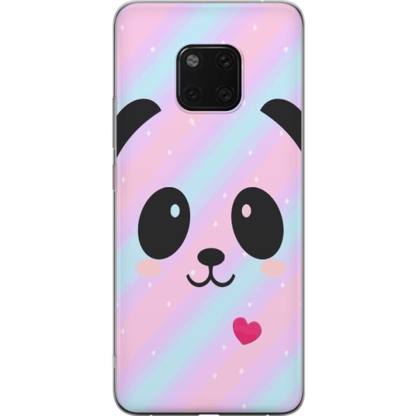 Huawei Mate 20 Pro Gjennomsiktig deksel Regnbue Panda