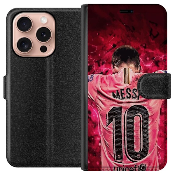 Apple iPhone 16 Pro Lommeboketui Messi