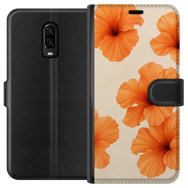 OnePlus 6T Plånboksfodral Papaya Punch