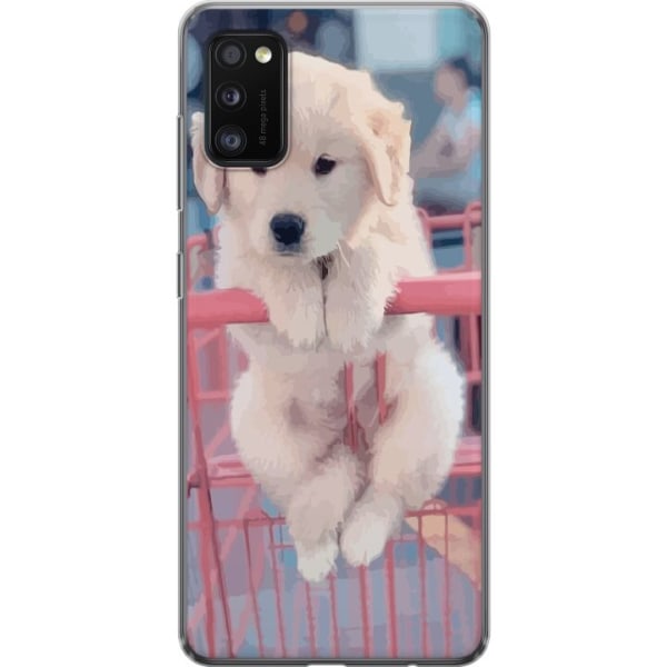 Samsung Galaxy A41 Gennemsigtig cover Hundehvalp