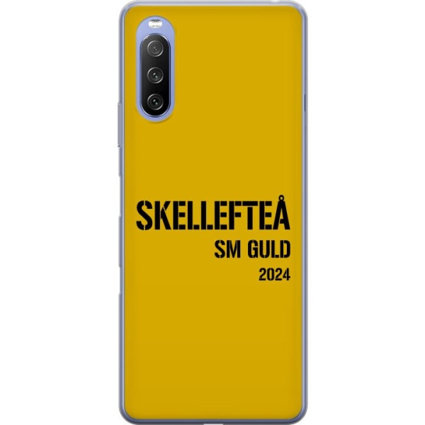 Sony Xperia 10 III Lite Gennemsigtig cover Skellefteå SM GULD