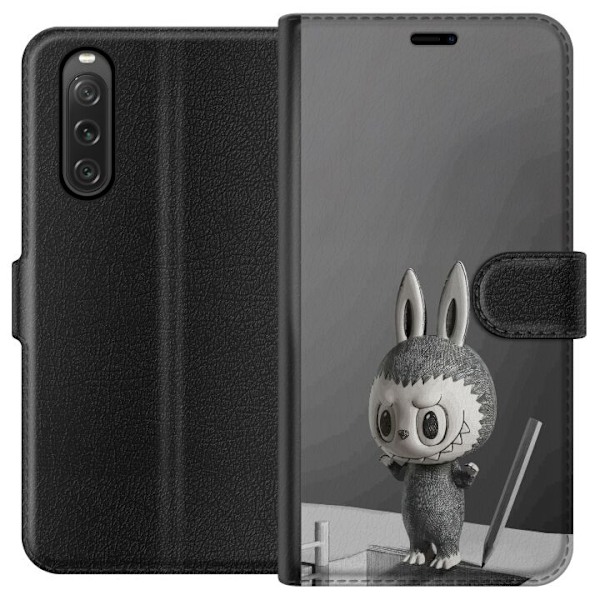 Sony Xperia 10 V Tegnebogsetui Pop Mart MEGA LABUBU LABUBU Ske