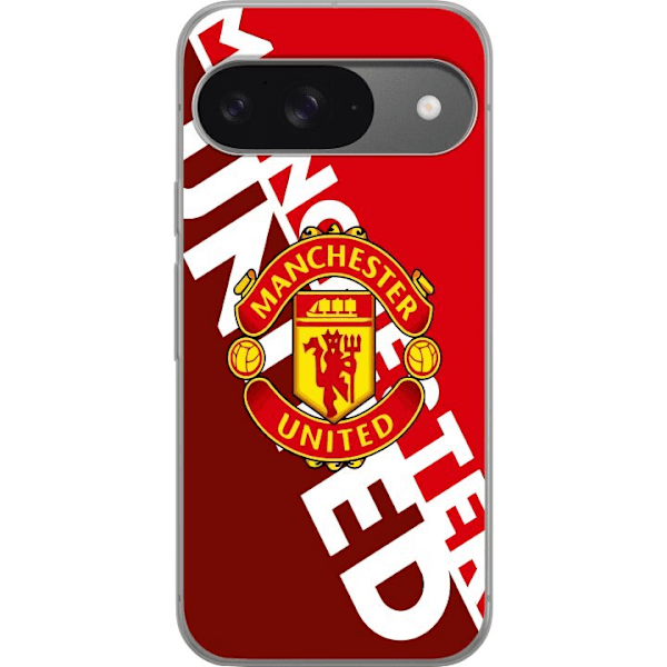 Google Pixel 9 Pro Genomskinligt Skal Manchester United