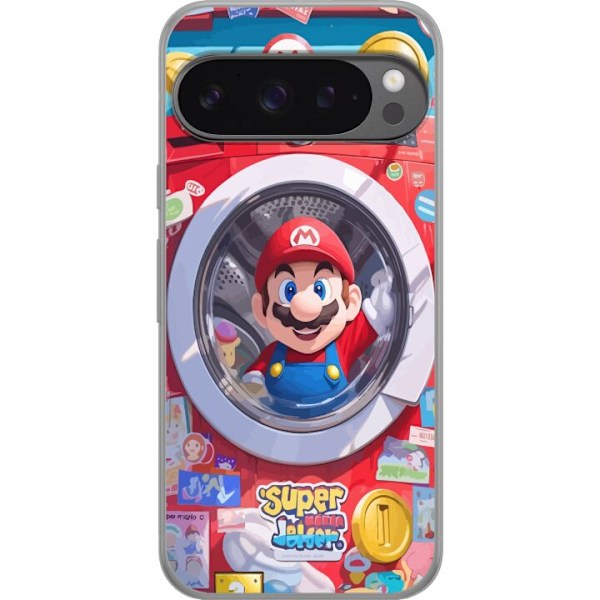 Google Pixel 9 Pro XL Gennemsigtig cover Mario