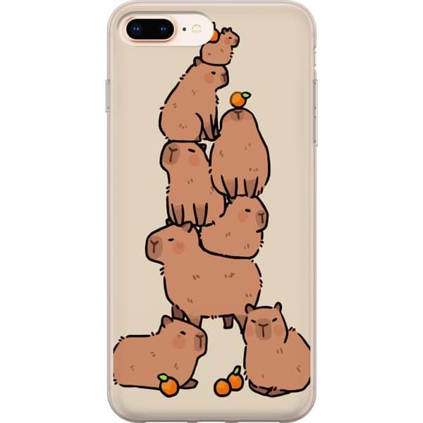 Kompatibel Mobilcover til Apple iPhone 8 Plus Kapybara