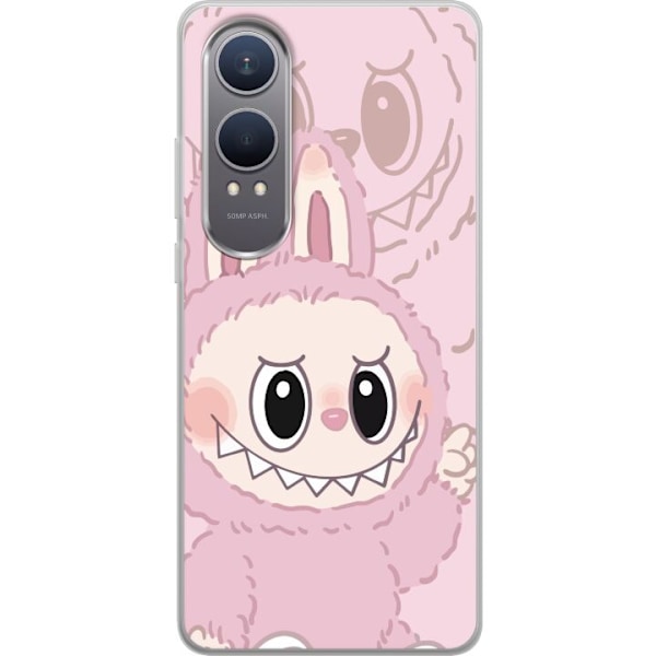 OnePlus Nord CE4 Lite Gjennomsiktig deksel Labubu Floral Freak