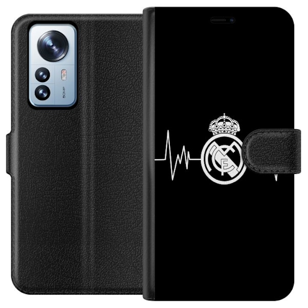 Xiaomi 12 Pro Tegnebogsetui Real Madrid CF