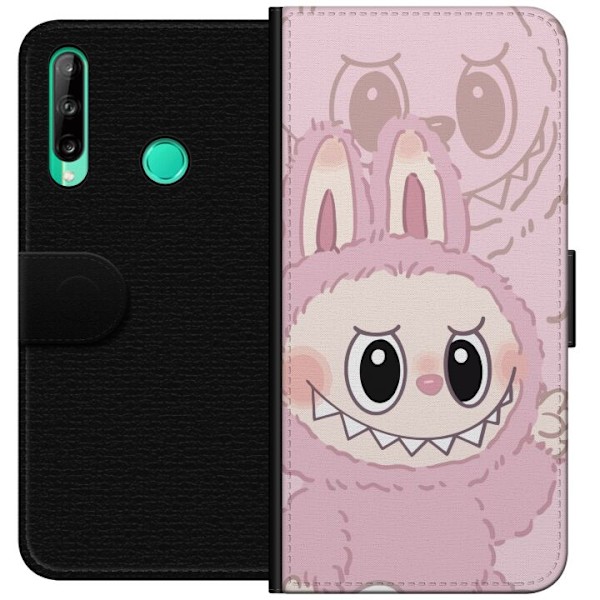 Huawei P40 lite E Tegnebogsetui Labubu Floral Freak