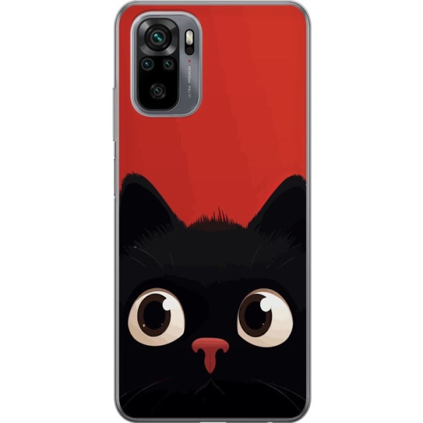 Xiaomi Redmi Note 10 Gennemsigtig cover Livlig Kat