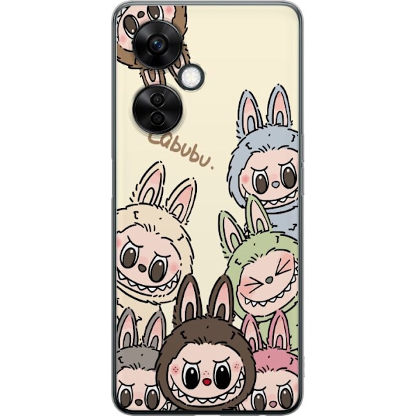 OnePlus Nord CE 3 Lite Gennemsigtig cover Labubu Pastel Collec