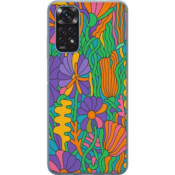 Xiaomi Redmi Note 11 Gennemsigtig cover Farveeksplosion