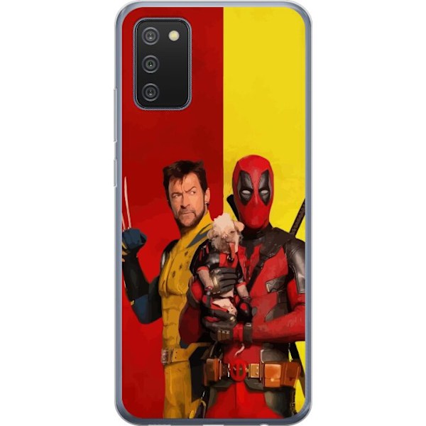 Samsung Galaxy A02s Genomskinligt Skal Deadpool & Wolverine