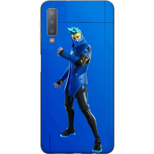 Samsung Galaxy A7 (2018) Gennemsigtig cover Fortnite - Ninja B