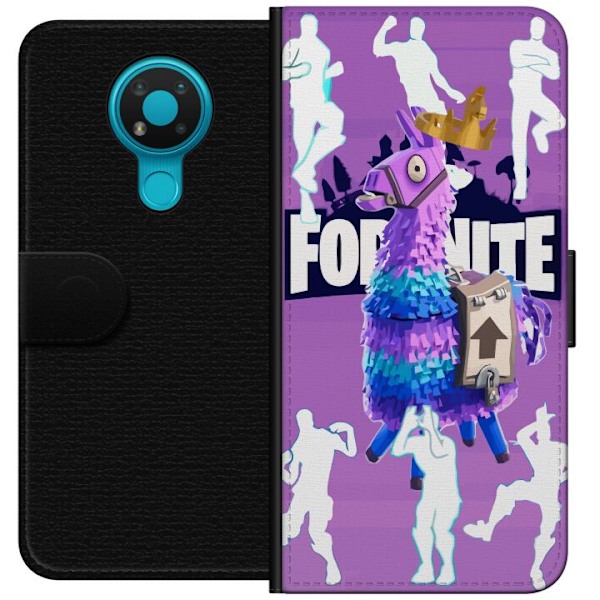 Nokia 3.4 Lompakkokotelo Fortnite