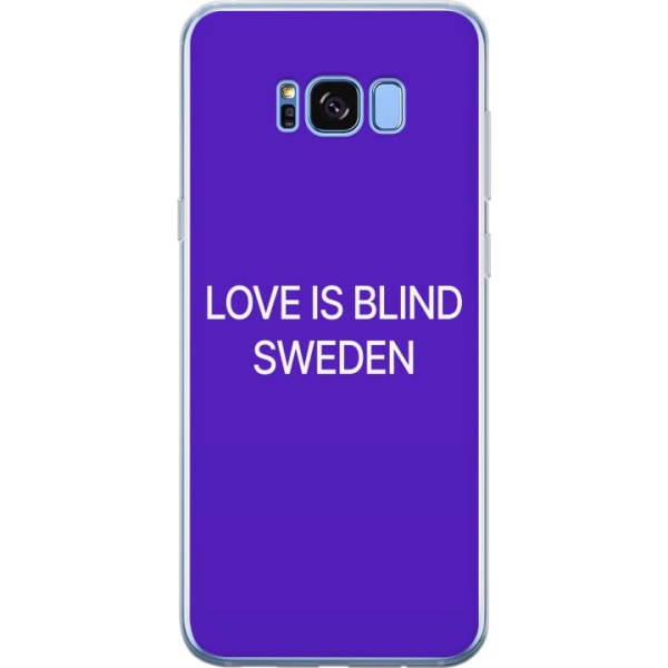 Samsung Galaxy S8+ Läpinäkyvä kuori Rakkaus on sokea