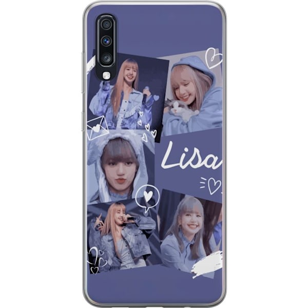 Samsung Galaxy A70 Genomskinligt Skal Lisa Blackpink – Aesth