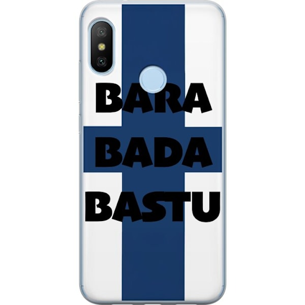 Xiaomi Mi A2 Lite Läpinäkyvä kuori Bara Pukuhuone