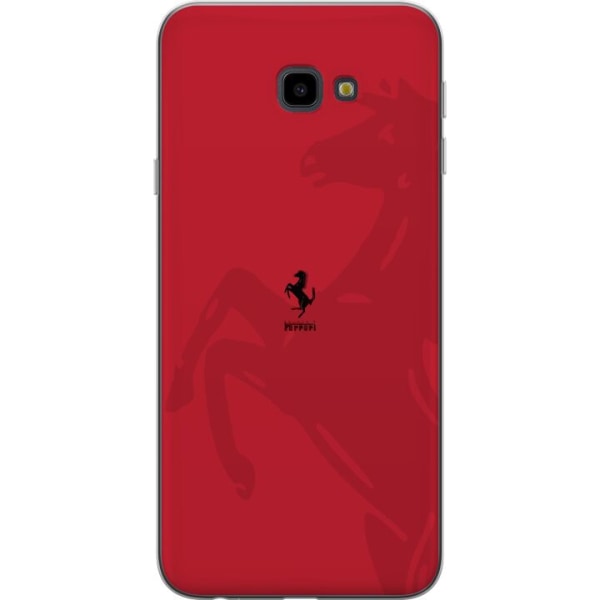 Samsung Galaxy J4+ Gennemsigtig cover Ferrari