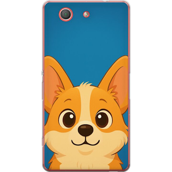 Sony Xperia Z3 Compact Läpinäkyvä kuori Hello Corgi