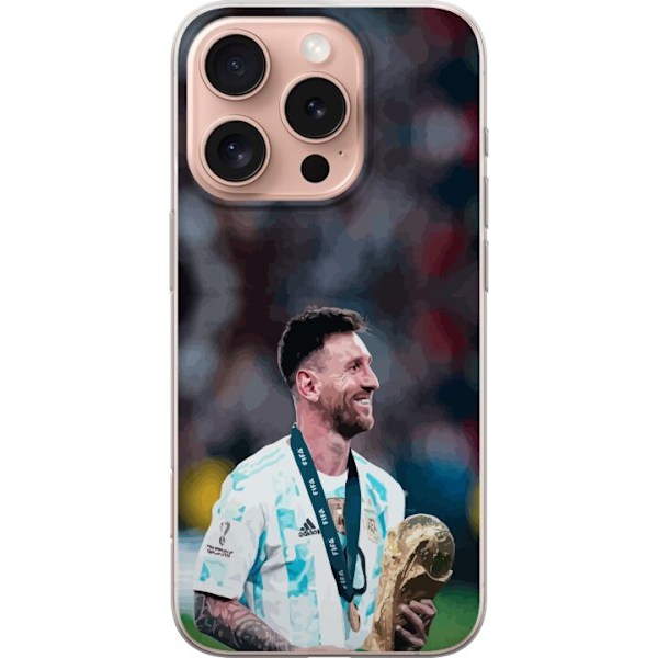 Apple iPhone 16 Pro Läpinäkyvä kuori Messi