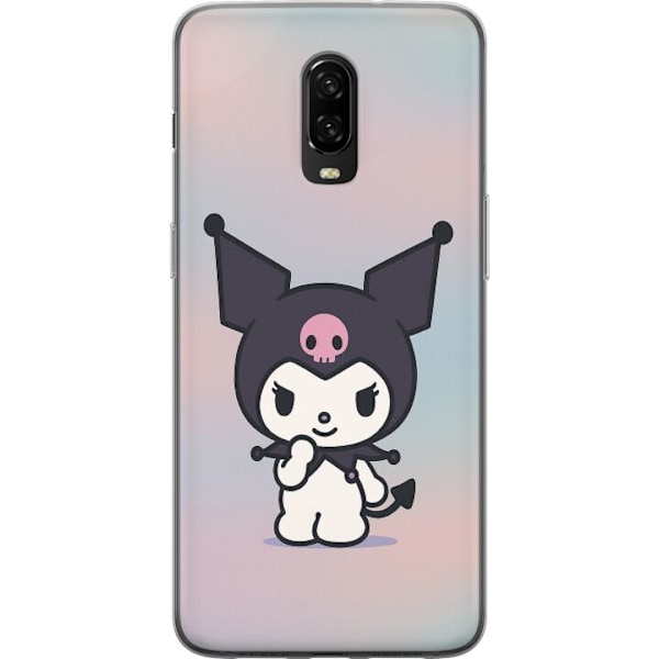 OnePlus 6T Genomskinligt Skal Kawaii Sanrio Kuromi