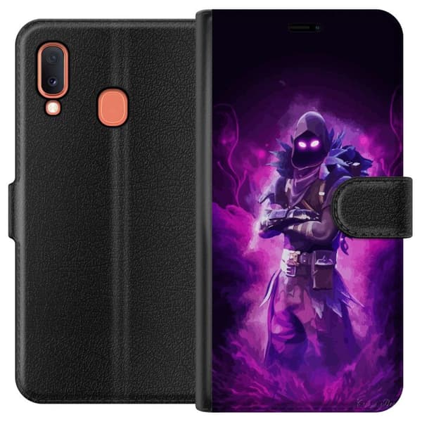Kompatibelt Plånboksfodral till Samsung Galaxy A20e Fortnite